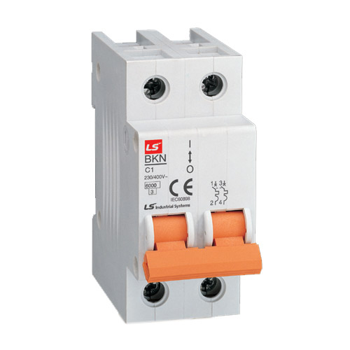 MCB 2P LS BKN-2P, 63A (6kA)